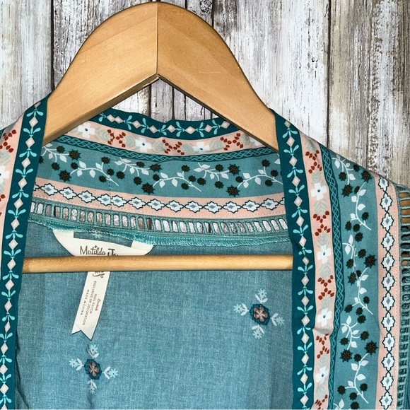 Matilda Jane Dream Chaser Days Like This Boho Floral Kimono Topper - Picture 5 of 6